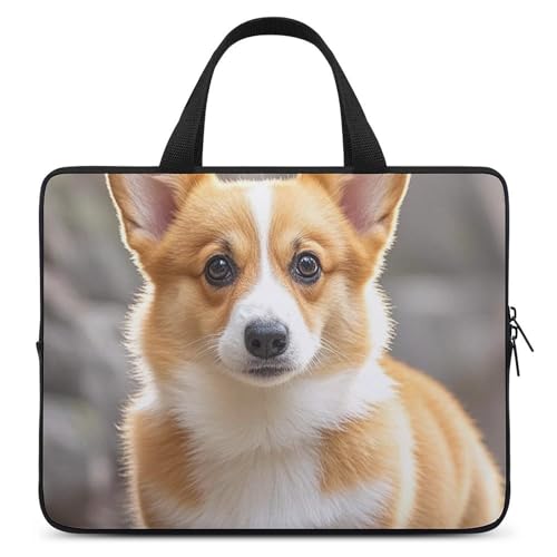 Housse de protection pour ordinateur portable 10 pouces motif Corgi durable