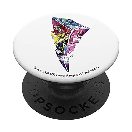 Power Rangers Lightning Bolt Logo Fill Popsockets Popgrip: Swappable Grip For Phones & Tablets #TOP7