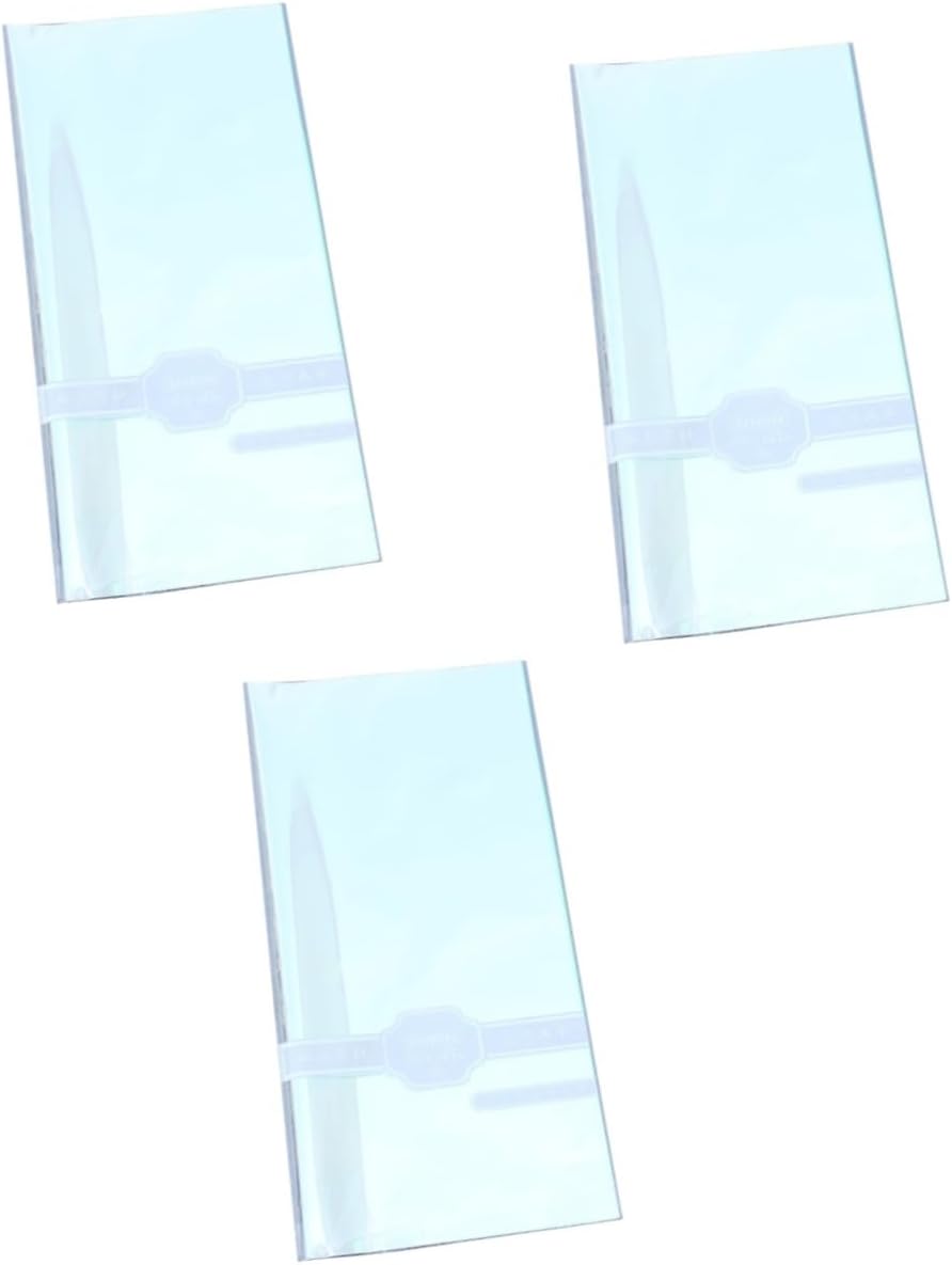 EXCEART 60 Pcs Rainbow Glossy Film Cellophane Packing Paper Candy Package Paper Cellophane Paper Gift Wrapping Paper Clear Film Flower Gifts Florist