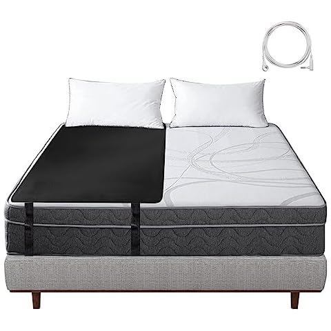 Grounding Mat, Grounding Mat for Bed, 27x78 Inch with 15 Ft Grounding Cord, Reduce Inflammation and Stress, Breathable Grounding Pad for Better Sleep Cover