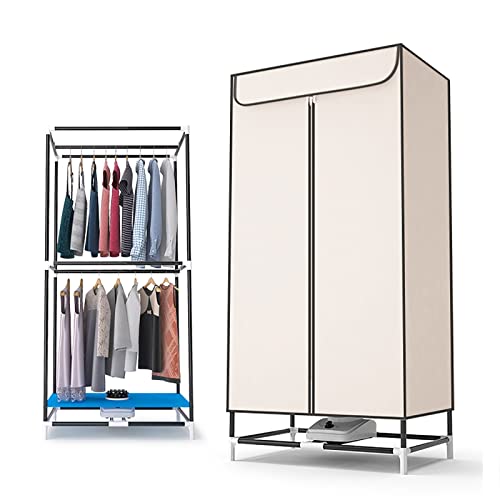 Electric Heated Clothes Airer Dryer - 850W Energy Efficient Stainless Steel for All Fabrics - Household Appliance