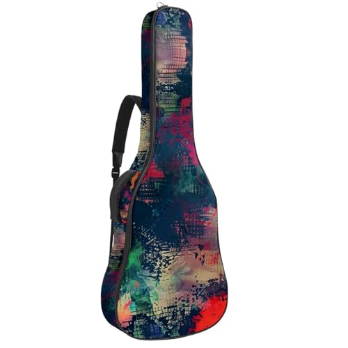 Étui guitare acoustique en tissu Oxford étanche et éponge épaisse