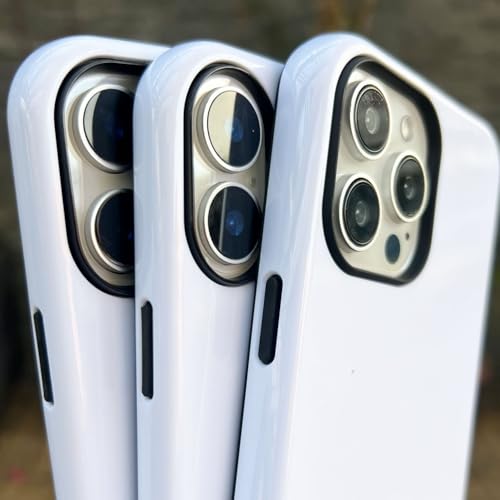 JUSTRY 5PCS 3D 2 in 1 Sublimation Film Phone Case for iPhone 16 Plus, 6.7-Inch Blank 3D Coated DIY Customizable Film Cases, Easy to Sublimate Bulk Covers Printable Support Wireless Charging Glossy by JUSTRY - Used condition - Image 9