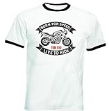 yamaha trx 850 engine tuning  TEESANDENGINES Men\'s Yamaha TDM 850 Black Ringer T-Shirt Size Large