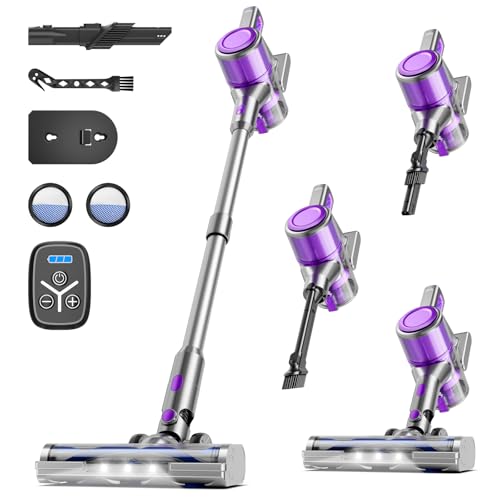 Vaconly 38Kpa Cordless Stick Vacuum – 8-in-1 Lightweight