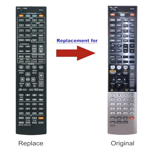 Télécommande compatible Yamaha RX-V867 pour remplacer votre boîtier perdu - 2