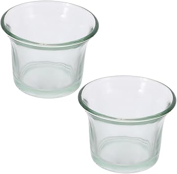 Abaodam 2Pcs Glass Replacement Feeder Cups for Hummingbird Wild Bird Feeders Durable Outdoor Accessories for Garden Balcony Weather Resistant Easy to Clean