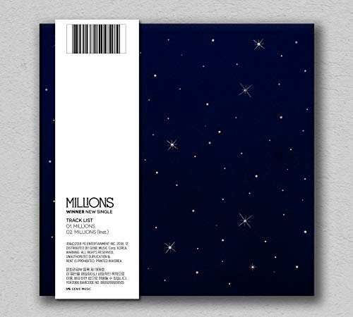YG Winner Millions White Light CD avec photobook et poster exclusif