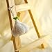 Handmade Knitted Crochet Cute Vegetable Garlic Keychain Key Ring Purse Pendant