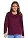 Maevn Matrix Round Neck Snap Button Scrub Jacket (Small, Wine)