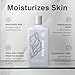Black Wolf Moisturizing Body Wash for Men, Sandalwood - Mens Hydrating Bodywash for Dry, Dehydrated, & Sensitive Skin - Hyaluronic Acid, Aloe Vera, & Jojoba Oil Body Cleanser Help Remove Oil & Dirt