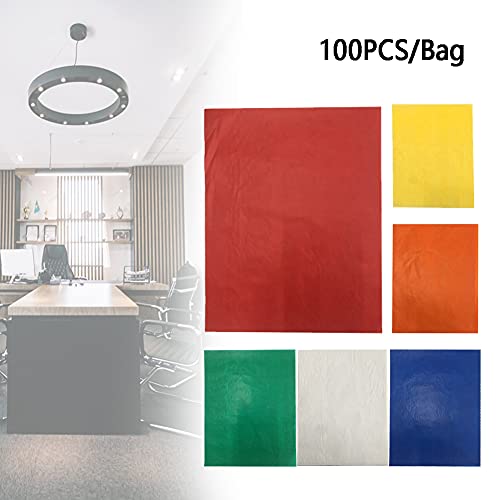 Lot de 100 feuilles de papier carbone couleur A4, papier de transfert de carbone, 21 x 29,7 cm, pour tracer des motifs de dessin sur des projets en bois, toile (jaune) – vue 5