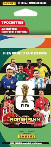 Panini FIFA World Cup 2026 Trading Cards Game Blister Pack 7 Sleeves + 4 Cards Limited Edition
