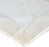 Naturweiss Arinosa Tischdecke Landhaus Mitteldecke Leinenoptik Natur Weiß 85x85 cm