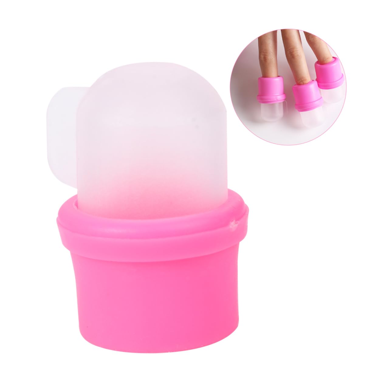 30pcs Nail Polish Remover Covers Reusable Manicure Soaking Caps for Gel Nail Removal Material