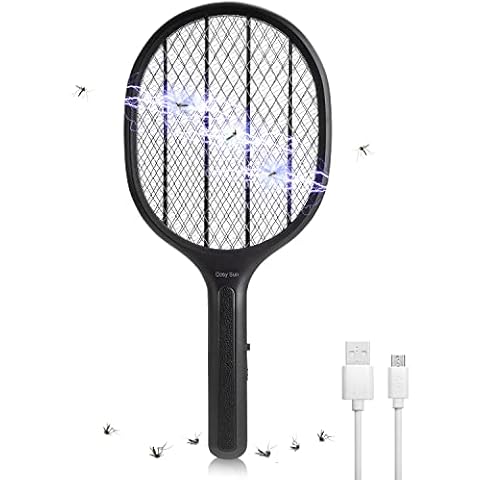 CosySun Electric Fly Swatter Bug Zapper Mosquito Killer USB Rechargeable for Indoor and Outdoor Pest Control Cover