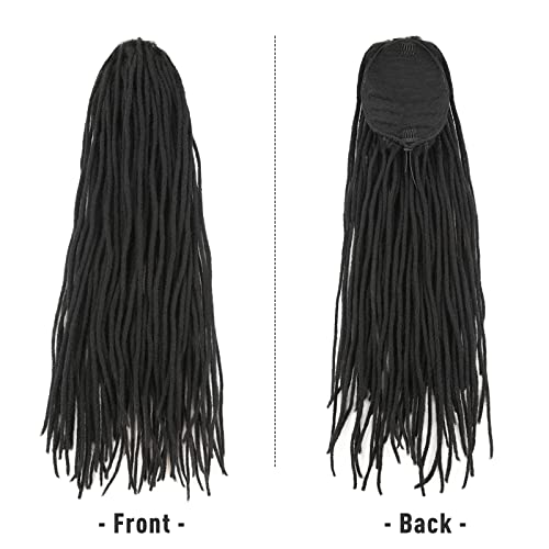 Wignee 24 Inches Dreadlock Ponytail Extension For Black Women Loc Ponytail Extensions Drawstring Ponytail For Black Women #TOP1