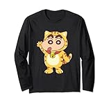 Diseño original de Amazon Crayon Shin-chan Gatito Fiesta de juego Shin-chan Manga Larga