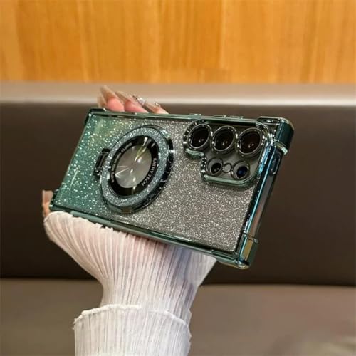 Coque S23 Ultra verte magnétique idéale pour vos soirées