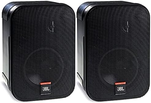 JBL Professional C1PRO High Performance 2-Way Professional Compact Loudspeaker System, Black , Sold as Pair, 9.30 x 6.30 x 5.60 inches