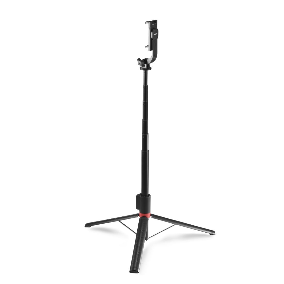 Hama selfkie stick (kij do zdjęć, kompaktowy, statyw, monopod, teleskopowy drążek, maks. 170 cm, Bluetooth) czarny