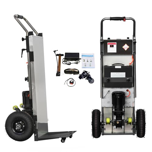 Carretilla eléctrica escalera 880 lb para mover carga pesada