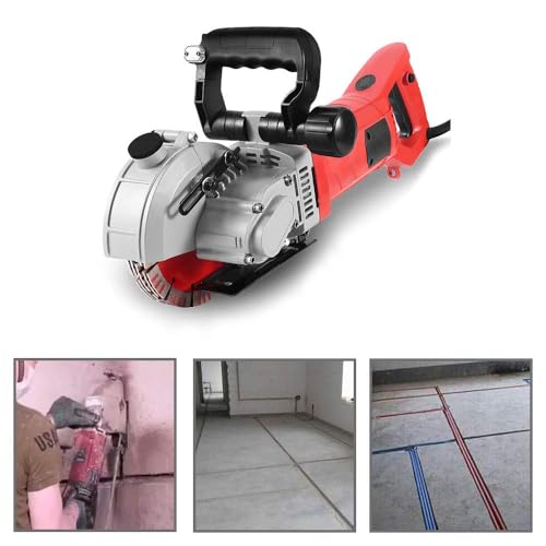 SUSEMSE Wall Chaser 4800W Wall Grooving Machine Channels Cutter, Concrete Slotting Machine for Cutting Slotting Marble Concrete Grooves 5000r/min 2 SUSEMSE Wall Chaser 4800W Wall Grooving Machine Channels Cutter, Concrete Slotting Machine for Cutting Slotting Marble Concrete Grooves 5000r/min - Image 2