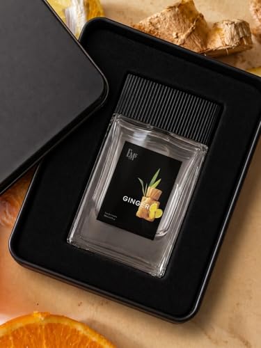 Image of EM5 Ginger | Fresh Citrus Spicy Perfume | Long Lasting Unisex Daily Wear Fragrance | Made with Natural Essential Oils & Absolutes | Luxury Niche Perfume Gift for Him & Her | 50ml