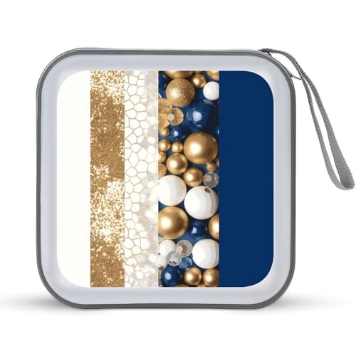 Pochette CD antichoc protège 40 disques étui plastique zippé contre la poussière