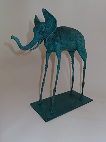 Ka Design Fine Pure Bronze Surrealism Sculpture, Elephant, Salvador Dali #TOP5