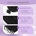Springy Afro Twist Hair 24inch Marley Twist Braiding Hair 8 Packs Pre Separated Wrapping Hair for Soft Locs Kinky Twist Crochet Hair for Women (1B, 24Inch (Pack of 8))
