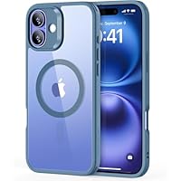 ESR Cover per iPhone 16 (4 in 1 Set)，Custodia traslucida opaca con protezione dello schermo per...