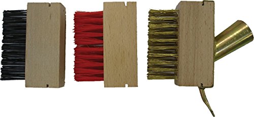 Preisvergleich Produktbild Unimet 140040 Fugenbürsten Set, braun, 3 Stück