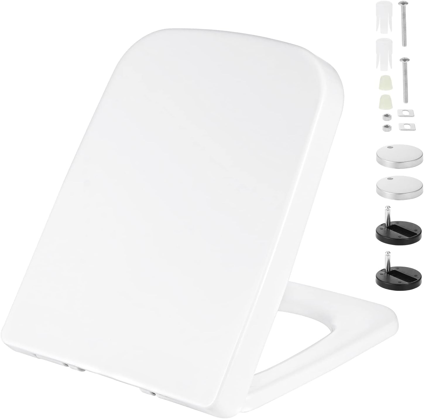 Stel4Style WC-Sitz Mit Absenkautomatik Klo Brille &Deckel Absenkbarer