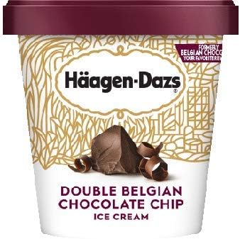 Haagen-Dazs, Destination Series Belgian Chocolate Ice Cream, Pint (8 Count)