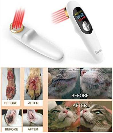 Miniatura 8 de LASTEK - Dispositivo de tratamiento de luz roja 2020 para mascotas, una terapia de acupuntura en el hogar para aliviar el dolor, cicatrización de