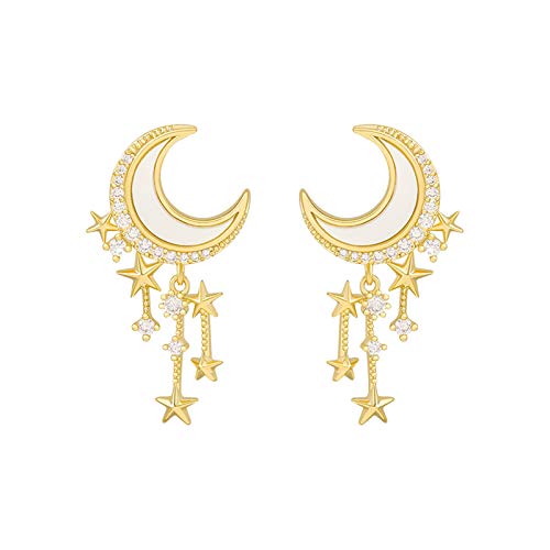 Boucles d'oreilles à maillons multicolores style plastron pour femme tendance
