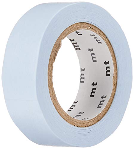 Ruban adhésif de masquage MT Washi bleu pastel 15 mm x 10 m