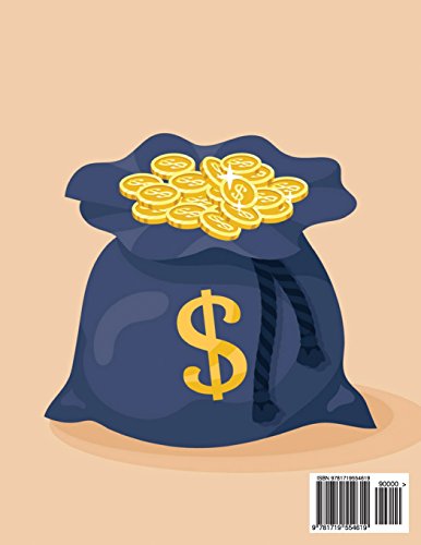 Monthly Budget Planner: Gold Coin Bag Design Budget Planner Book With Calendar 2018-2019 Income List