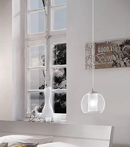 EGLO 92761 BOLSANO Pendant Light in Chrome and Satined