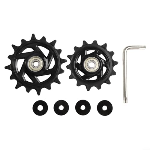 Kit de poleas de desviador trasero 14T 16T 2pcs para SRAM para GX para AXS para Eagle 12 velocidades para un cambio suave y eficiencia superior