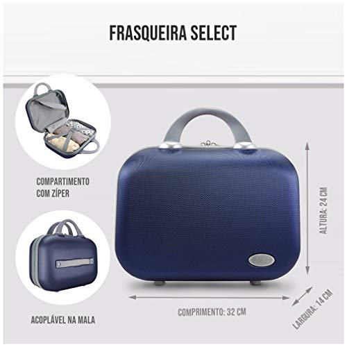 Frasqueira de Viagem Azul Marinho