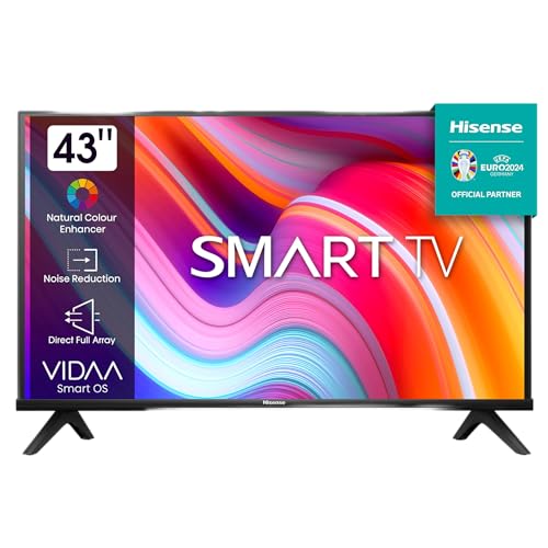 Hisense 43A4K Smart TV, black