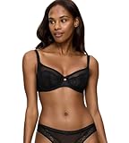 Triumph O- Beauty Lily T W02 Bra, Nero, 4C Donna
