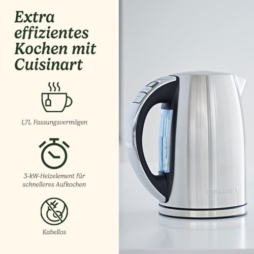 Cuisinart Wasserkocher 3000 Watt mit Multi-Temperatur-Funktion
