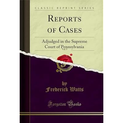 Reports of Cases, Vol. 3