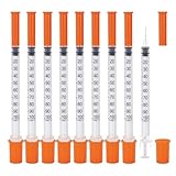 U-100 Syringes with Needle - 29G 1cc 1/2 Inch(13mm) Disposable Syringe, Individual Wrapped, 30PACK (1CC 29G 1/2