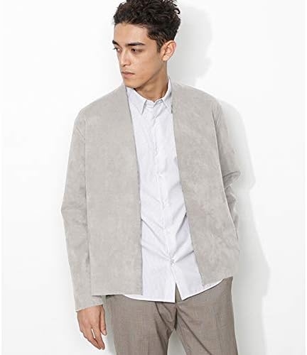 Amazon アダム エ ロペ メンズ Adam Et Rope スウェードダンボールカーディガン グレー 07 L カーディガン 通販