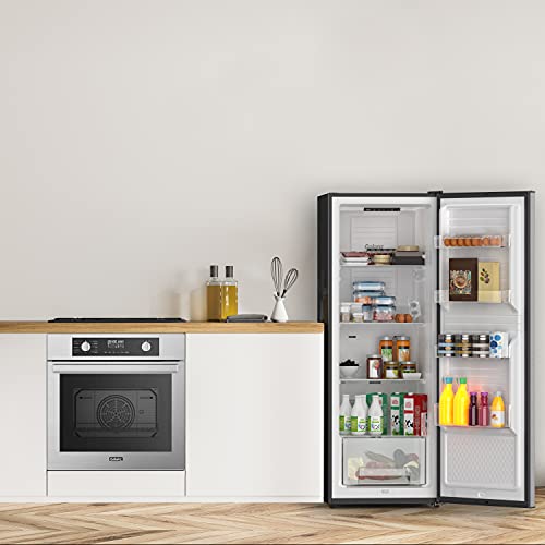 Galanz GLF11US2A16 Upright Temperature Control Convertible Refrigerator/Freezer, Stainless Steel, 11 Cu.Ft - Thumbnail 5