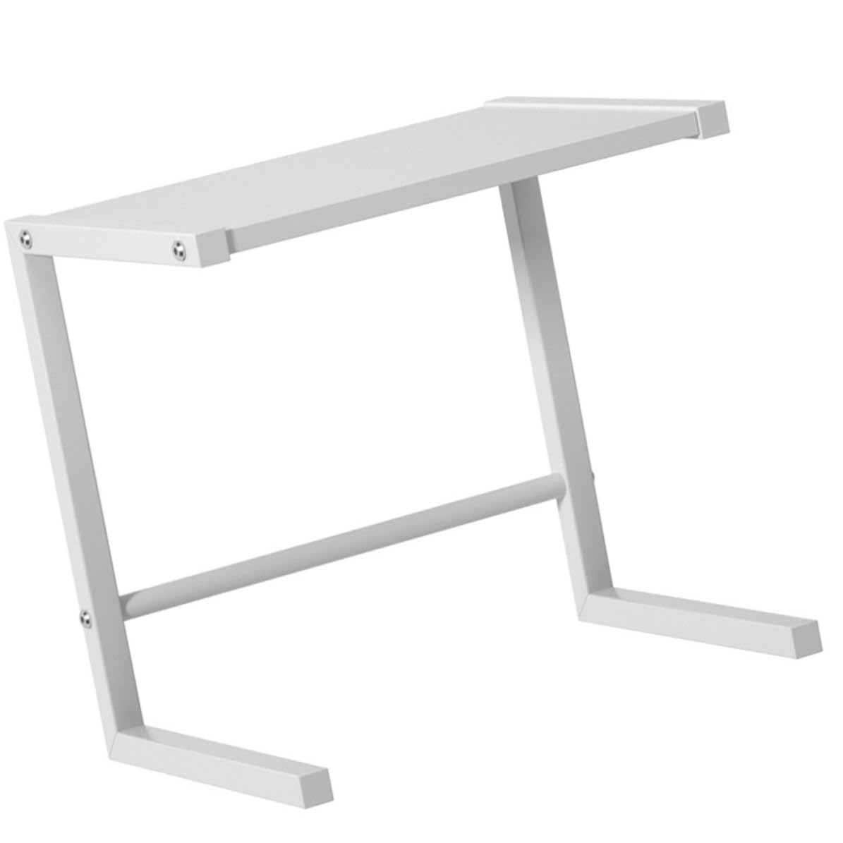 Support Métallique pour Micro-ondes en Acier au Carbone Blanc Cuisine